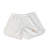 5015 Oso Lindo Algodón Puro Encaje Holgado Talla Grande Anti-Exposición Casual Pantalones de Casa Dulce Color Sólido Pantalones de Seguridad