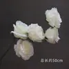 Materiales Florales Blancos para Bodas, Flores de Seda, Decoraciones de Techo para Salones de Bodas, Flores Artificiales, Flores para Arcos, Arreglos Florales, Arte Floral