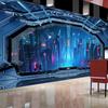 Fondo de pantalla cyberpunk 3D pared de fondo dinámica KTV tela decorativa sala de videojuegos e-sports fondo de pantalla mural de dormitorio
