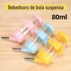 Bebedouro para hamster 80ml pode ser pendurado bebedouro de gaiola pequenos animais utensílios de bebida chaleira suprimentos para animais de estimação