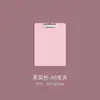 Pasta de Arquivo A4 Personalizada, Clipe para Tablet, Bloco de Notas, Porta-Documentos Fixo A6, Clipe Vertical para Papel de Discurso, Série de Cores Macaron