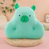 Cojín lumbar de felpa con forma de animal lindo, almohada de dibujos animados de felpa, reposacabezas para sofá y cama, cojín de oficina para estar sentado a largo plazo