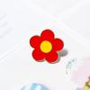 Broche de Flor Roja de Dibujos Animados, Insignia Linda para Niños, Premio, Decoración para Ropa, Insignia, Decoración para Bolsos, Pin para Cuello de Camisa