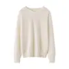 Bestseller de Otoño/Invierno: Sudadera con capucha 100% cachemira pura, suéter de punto pullover de manga larga, corte holgado, cómoda y agradable para la piel