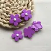 Coreia do Sul nova cerâmica macia ins moda brincos pequenas pétalas frescas girassol pequena flor acessórios diy brincos artesanais