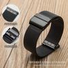 Correa Milanese Nice 06 de malla de alambre con doble hebilla DW para Huawei Smart Watch, Samsung y Apple, de acero inoxidable.