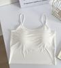 Camisola Ice Silk 702 #, fresca, sin costuras, con espalda hermosa, almohadillas para el pecho incorporadas, apariencia estilizada y cómoda de usar por dentro y por fuera, sujetador tipo tubo.