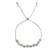 Pulsera de Estrella Fresca Dulce Moderna Versátil Colorida para Mujer Cuerda Ajustable de Tirar Diseño de Nicho Sensación de Alta Gama Joyería de Mano para Mujer