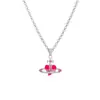 Transfronterizo Aliexpress Más Vendido Moda Europea y Americana Versátil Forma de Corazón Goteo de Aceite Acero Inoxidable Juego de Collares Venta al por Mayor