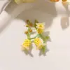 Fada da Vitalidade do Início da Primavera Pingente de Lírio-do-Vale com Franjas Estilo Fresco DIY Brincos Corrente de Celular Acessórios de Charme para Bolsa
