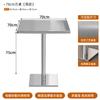 Envío Gratis Mesa de Barra y Sillas para Celebridades de Internet Combinación Cafetería Mesa Redonda Mesa Simple de Negociación Silla Plegable de Acrílico Lujo Ligero