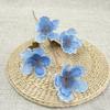 Grande Venda Processando Materiais Florais Azul Celeste para Salão de Casamento Arranjo de Flores de Teto