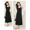 Artículo de alta venta en Comercio Transfronterizo: Vestido de Gasa Plisado con Tirantes Finos para Mujer, Vestido Adelgazante de Verano, Ropa Exterior Elegante, Vestido de Longitud Media