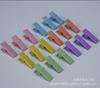 Presilha Pequena Bico de Pato Colorida Macaron, Presilha Pontuda, Textura Fosca, Mini Presilha de Cabelo Infantil, Acessório de Cabelo Artesanal DIY