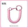Atacado do Fabricante Corda Elástica Plástica Fivela de Porta Clipe Chaveiro Lanyard Plástico Colorido Porta Cartão de Fone de Ouvido Pingente de Bolsa