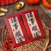Sobre Rojo Caligrafía China Escrito a Mano Estilo Nuevo 2025 Boda Casa Nueva Año Nuevo Dinero de la Suerte Papel Grueso Sobre Rojo de Mil Yuanes