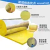 Algodón Ignífugo para Aislamiento Acústico, Algodón Aislante Resistente a Altas Temperaturas, Material de Aislamiento Acústico para Salas de Equipos Industriales, Lana de Vidrio para Relleno de Muros de Ingeniería