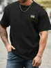 Jaqueta Masculina Casual Jacquard de Malha Manga Curta Tamanho Grande Novo Verão 2025