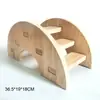 Plataforma de Salto de Madeira Totoro Esquilo Anti-Roer Molas Gabinete Gaiola Gaiola de Rede Gaiola Universal para Esquilo Planador de Açúcar Gaiola de Esquilo Suprimentos de Interior