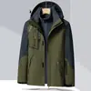 Nueva Chaqueta Exterior 2023 para Hombres y Mujeres, Set de Tres en Uno de 0.05 kg con Forro Polar, Chaqueta Cortavientos e Impermeable