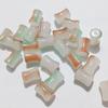 Cuentas de bambú 'Esperanza letra' 8*12mm cuentas sueltas Accesorios para tocado de ropa china Accesorios para pasador DIY Accesorios para joyería de cristal checo