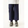 Pantalones de chándal para niño Wuli Bu 2026 Otoño Nuevos Básicos Versátiles Pantalones Jogger Duraderos Holgados Cómodos Pantalones de Punto