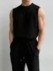 Conjunto de Camiseta Esportiva Estilo Hong Kong para Homens, Camiseta sem Mangas, Colete Fitness de Verão, Secagem Rápida, Solta, Colete de Basquete t
