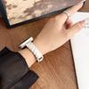 Pulseira Ondulação de Água Pulseira de Metal para Relógio Adequada para Apple S10 S11 Xiaomi 10 Huawei Fit4 Gt5 18mm Pulseira de Pulso