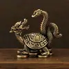 Nuevos adornos de latón de las cuatro bestias divinas Qinglong tigre blanco ave bermellón Xuanwu sala de estar oficina artesanías de metal al por mayor