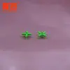 G4T20204 Conector de Cuatro Vías para Tubo Verde, Accesorios de Cuatro Vías con Orificio de 2 mm, Diámetro Exterior de 4 mm, Conector de Cuatro Vías Mini, Piezas Pequeñas de Producción