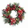Decorações de Natal Transfronteiriças Conjunto de Guirlanda de Natal de 50cm Decoração de Natal DIY Guirlanda de Videira Enfeites de Natal para Pendurar