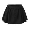 Estilo Americano Puro Dulce y Picante Falda A-line de Encaje Ponte Falda Plisada Falda Corta Antideslizante para Mujer Verano Nuevo