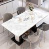 Toalha de Mesa Sem Lavagem à Prova de Óleo e Impermeável Acessível Luxo High-End Tapete para Mesa de Jantar Antiescaldante PVC Sala de Estar Casa Retangular Tapete para Mesa de Centro