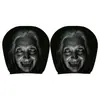 Capas de Encosto de Cabeça de Terror de Halloween da Amazon, Conjunto de Dois, Capas Universais para Encosto de Cabeça de Carro para Uso no Veículo, Capas de Almofada de Proteção para o Pescoço