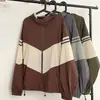 Jaqueta corta-vento casual masculina solta da moda, combina com tudo, para primavera e outono, popular entre jovens, casual, moderna, artística, proteção solar para adolescentes