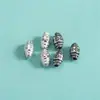 Prata Esterlina S925 Feito à Mão Pequenas Contas Espaçadoras de Flor Contas de Balde Pulseira de Corda DIY Feita à Mão Pulseira de Cristal Contas Soltas Acessórios para Miçangas