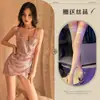 Lencería Sexy para Momentos Privados, Puro Deseo, Reina del Cosplay Noche de Discoteca Vestido Ajustado con Lentejuelas, Cuello en V Profundo, El Atuendo Definitivo para Mujeres Jóvenes