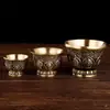Copos de Vinho de Cobre Oito Auspícios Qianzhu, Sete Copos de Água, Oito Tigelas de Oferenda, Copos de Purificação de Água de Guanyin, Copos de Água para Buda, Deus da Riqueza