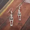 Un Par de Pendientes Populares Transfronterizos al por Mayor de Calavera de Horror de Halloween para Mujer Regalos de Joyería Gótica