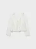Camisa con cordones y volantes estilo coreano FanShun XH, top de manga larga ajustado de color liso con cuello en V, novedad de otoño de Dongdaemun