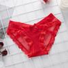 Bragas Ultra Finas para Mujer Sexy de Encaje Verano para Mujer Sin Costuras Nueva Malla Cintura Baja Lencería Talla Grande Niña Moño