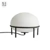 Lámpara de Mesa de Vidrio Artístico Posmoderna Lámpara de Noche para Dormitorio de Hotel de Diseñador Iluminación de Sala de Estar Modelo Habitación Lujo Ligero