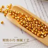 Ouro de Areia Antigo Furo Grande Contas de Disco Voador Contas Espaçadoras Contas Soltas Pulseira DIY Colar Contas Fixas Joias Materiais Artesanais Acessórios