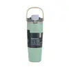 Taza Isotérmica de Acero Inoxidable 304 Transfronteriza, Gran Capacidad Personalizada, Alta Apariencia, Botella de Agua Deportiva Portátil, Vaso de Agua Portátil de Doble Uso