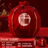 Tela grande para envolver la boda para el juego de dote de la novia, tela roja especial para envolver la cuenca de la boda de la familia de la novia