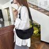 Nova Moda Casual Bolsa de Ombro Bolsa Transversal Feminina Versátil Estudante Outono e Inverno Leve Pequena Bolsa de Mensageiro Simples Bolsa de Axila