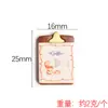 Yqt Comida Ocidental Artificial Menu Casa de Bonecas Decoração de Cena Cafeteria Lista de Preços Adereços DIY Cola de Chantilly Acessórios de Resina