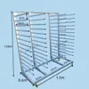 Estante Móvil para Secado de Pintura Estante para Secado de Pegamento de Puerta de Ampolla Estante para Secado de Puerta de Pintura Horneada Estante para Tablero de Secado de Sala de Pintura Fabricante Puede