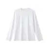 Camiseta de Manga Larga para Mujer con Cuello Alto tipo Amoniaco Líquido, Base de Algodón Mercerizado, Algodón de Fibra Larga, Se Puede Usar como Ropa Exterior, Ropa Interior Delgada Verano 2026
