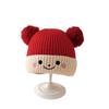 Sombrero Festivo de Año Nuevo para Bebé Sombrero de Invierno y Otoño con Protección para Orejas Sombrero de Punto Cálido Súper Lindo Rojo Tesoro de Hombre Tesoro de Mujer